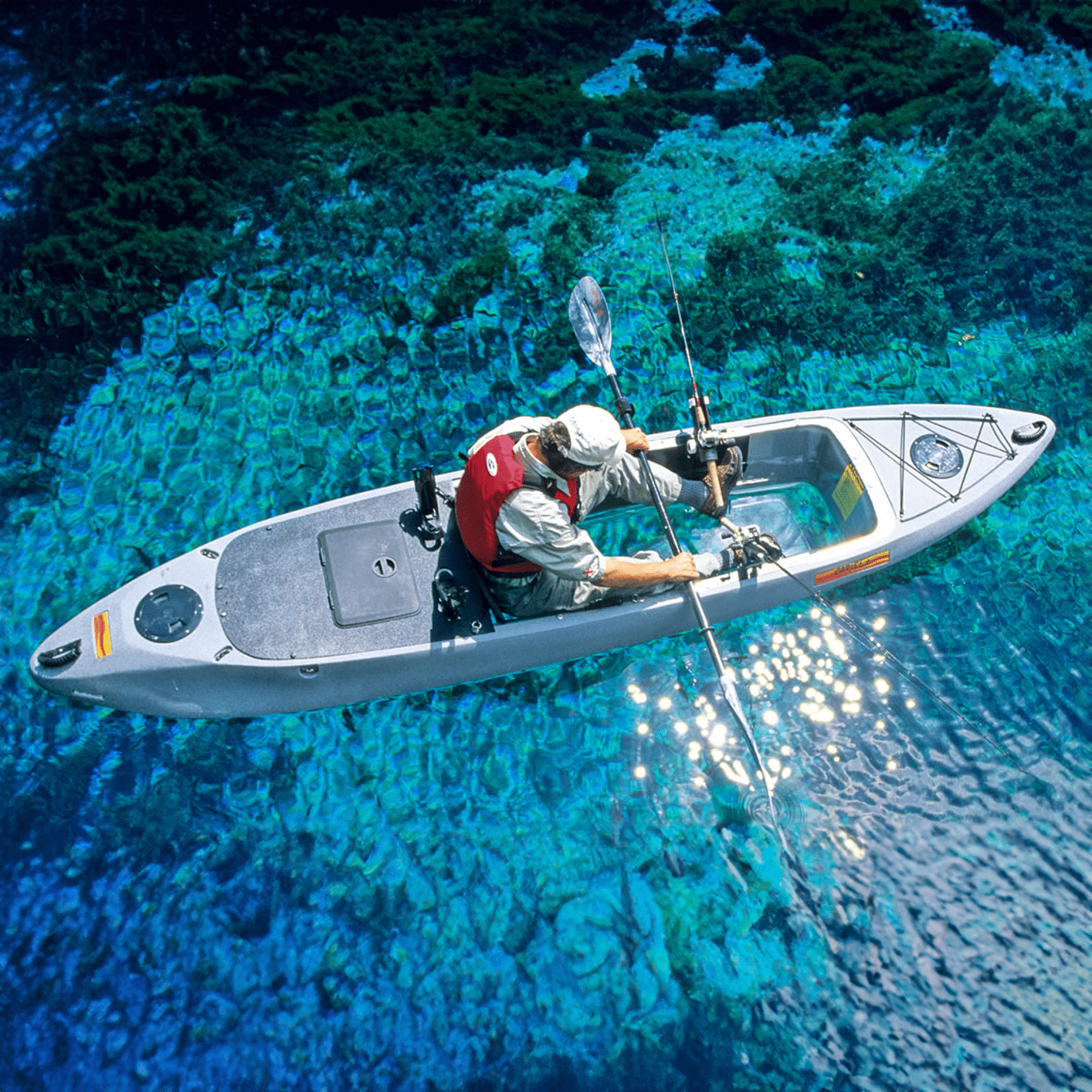 Clear Bottom Fishing Kayak