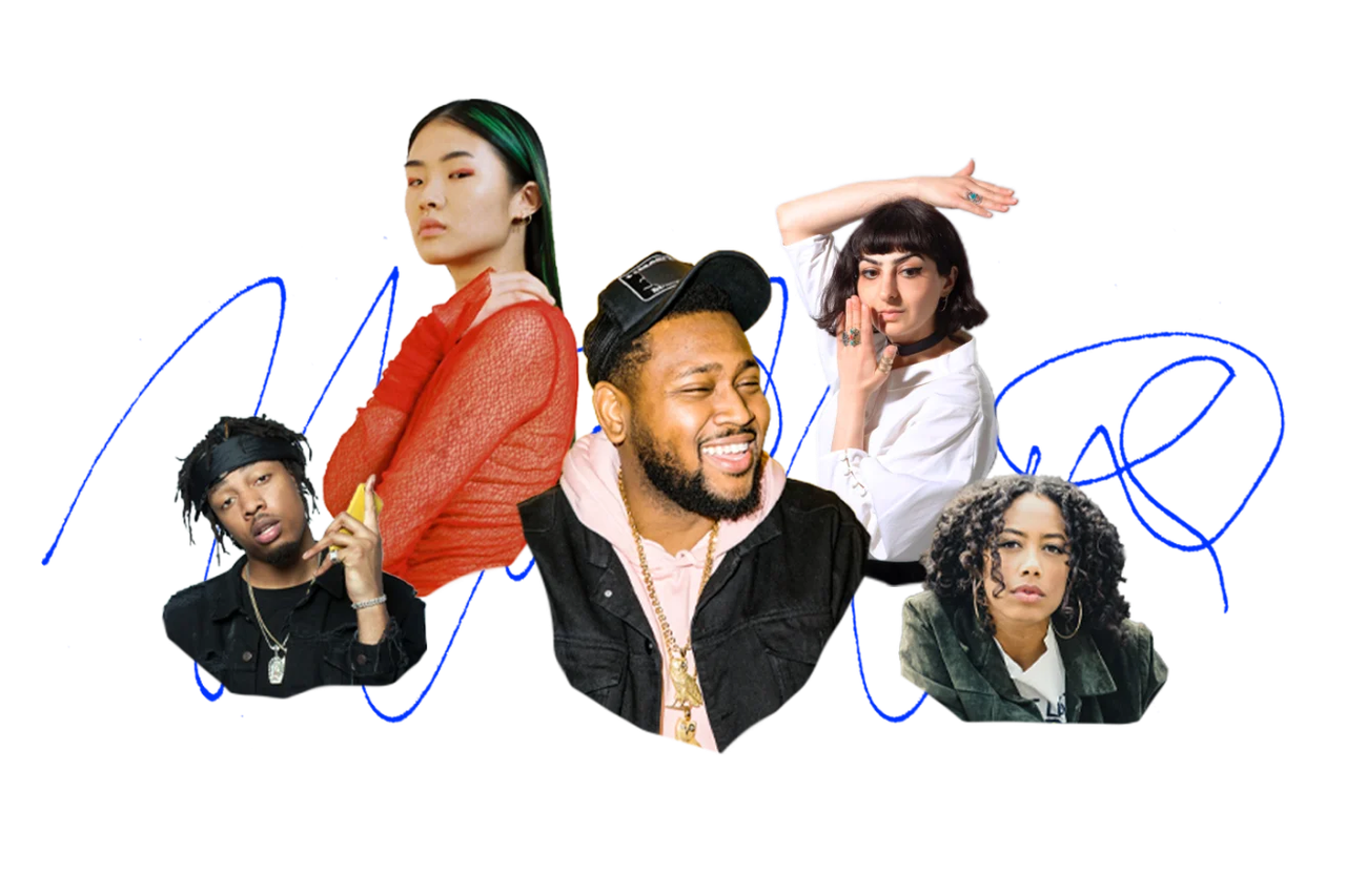 Square photo illustrating artists with sample packs on Splice — featured producer portrait