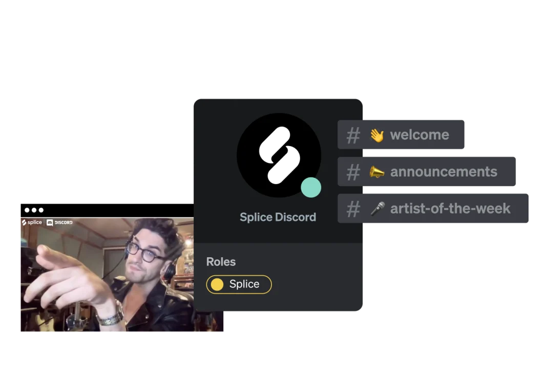 Splice Discord community — creators collaborating