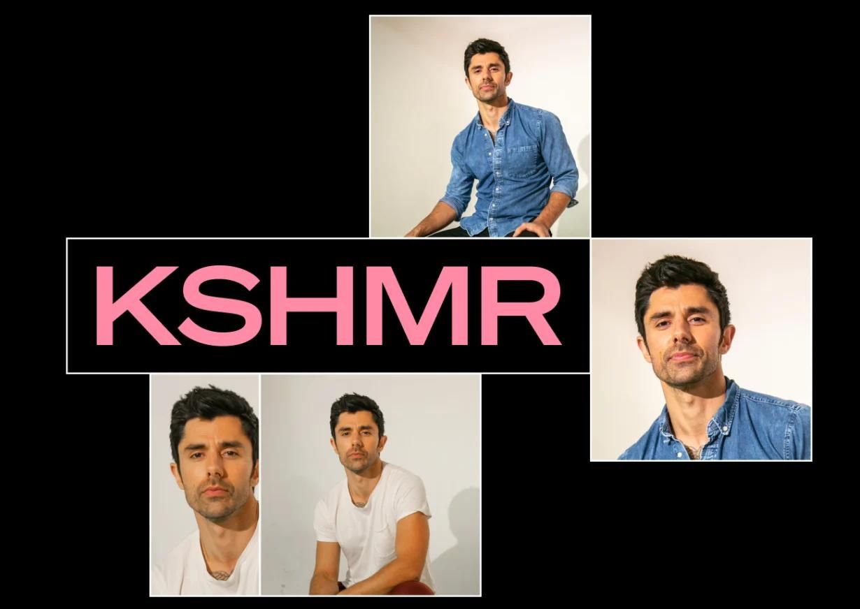 Wide hero banner for KSHMR — high-energy festival visual