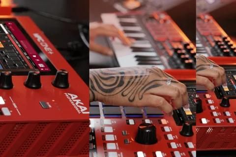 Square photo showing Akai Force, MPK, and MPC products together — promotional bundle imagery