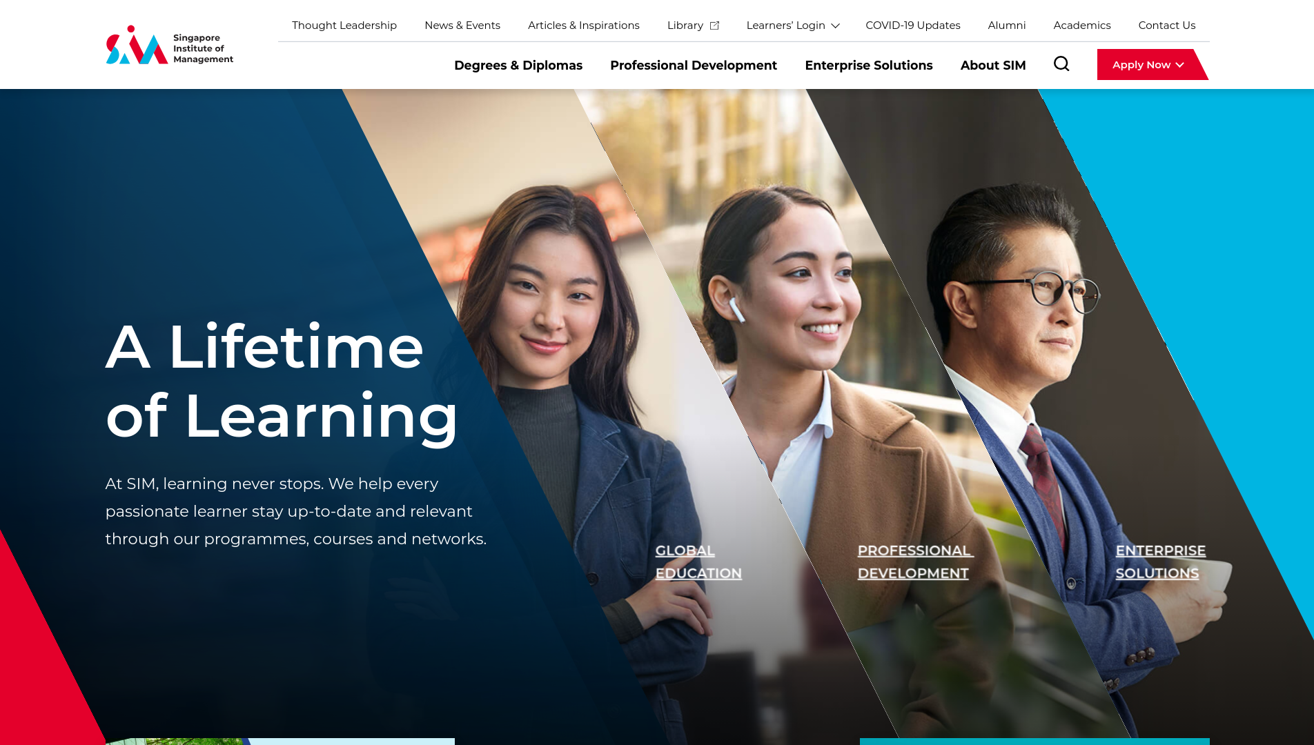 Singapore Institute of Management - SIM GE & Project1095