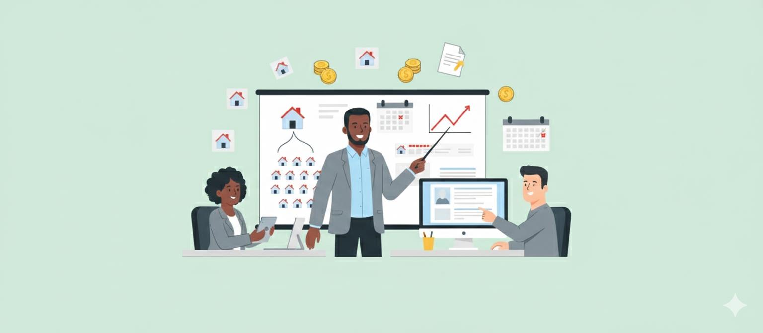 ilustração de mauricio apresentando seu casso de sucesso em administração de aluguéis usando o sistema de gestão de locação da Alude 