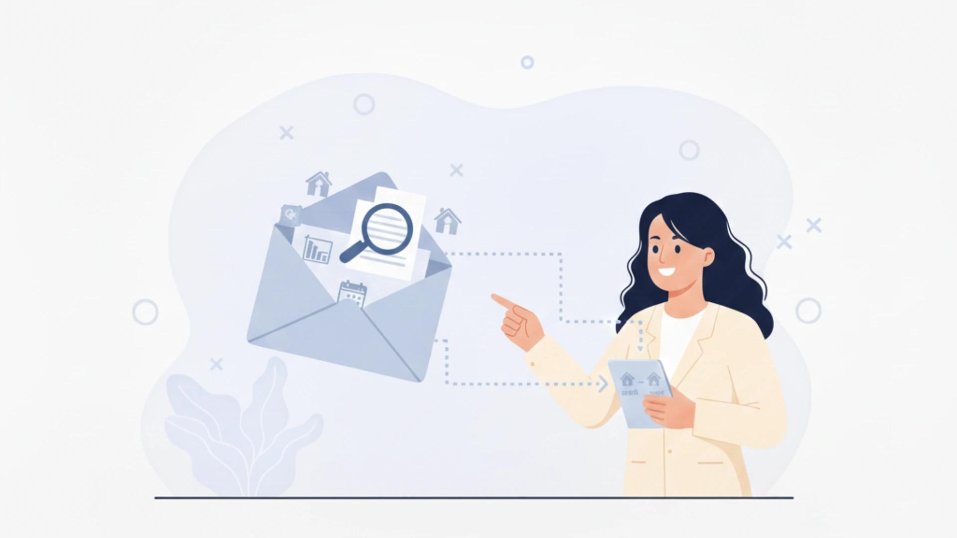 ilustração de personagem segurando uma carta com os papeis das novas tributações IVA, IBS e CBS