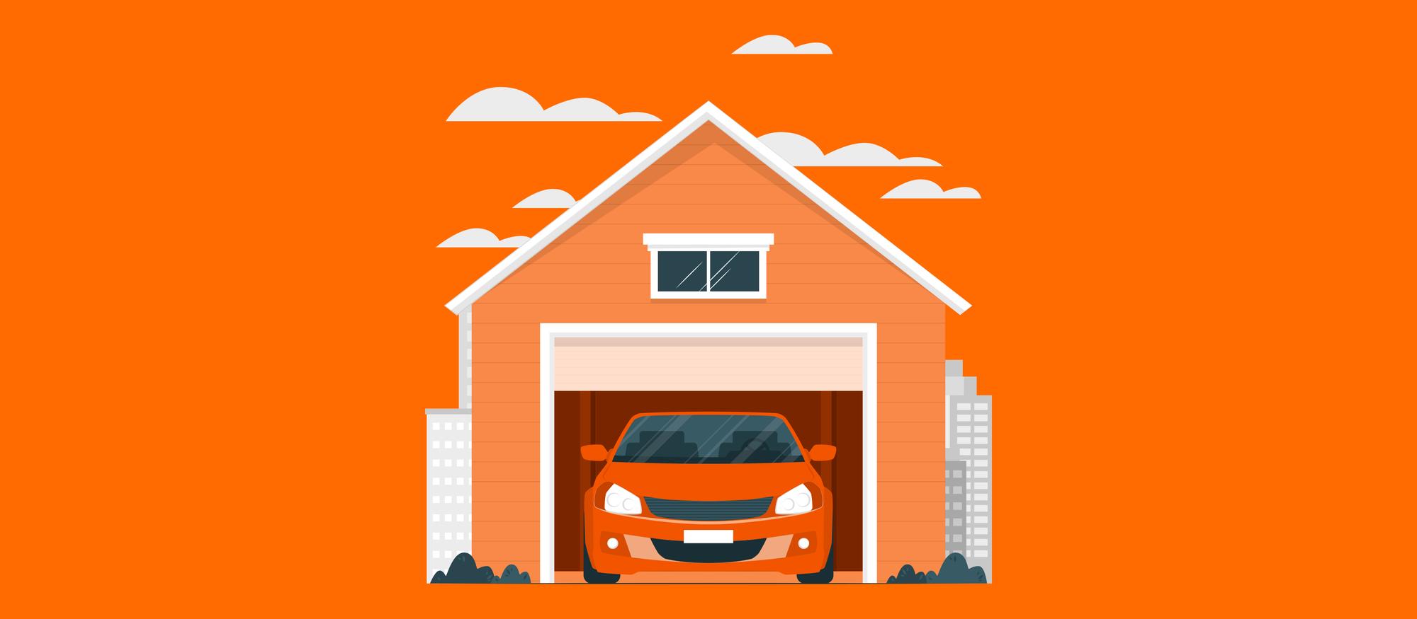 Ilustração representa a pergunta "inquilino pode alugar vaga de garagem?"