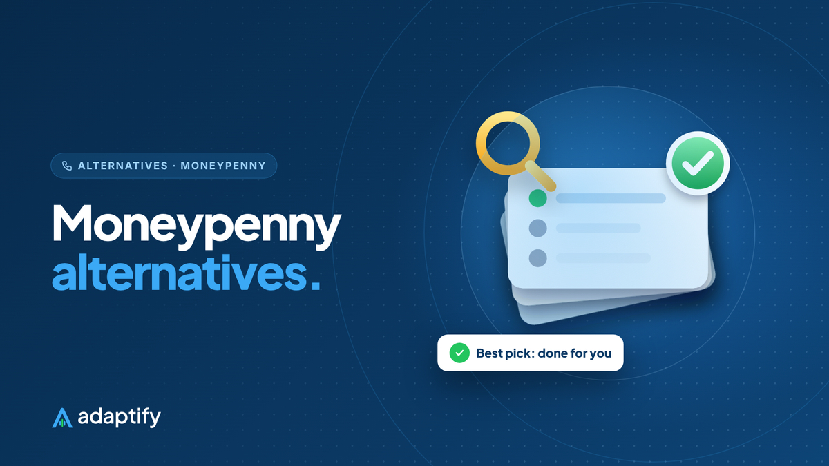 Moneypenny alternatives illustration: answering options with the top choice checked