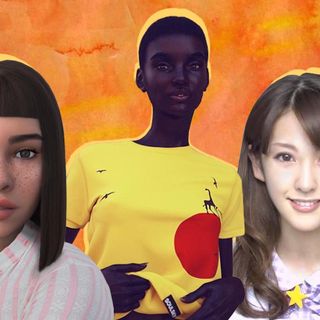 The Buzz Cut Lil Miquela, Hatsune Miku, Betty Crocker