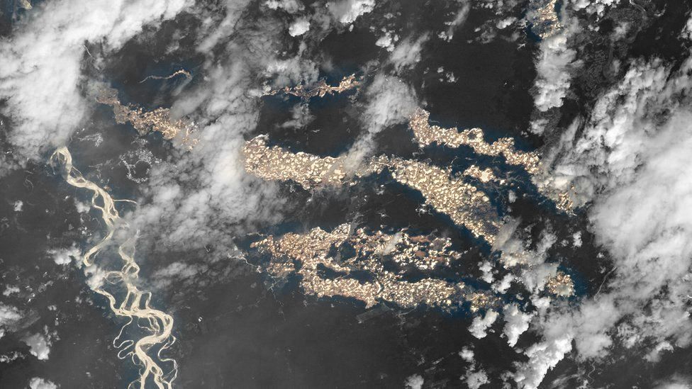 gold mining in the Amazon