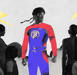 Minnal Murali superhero costume