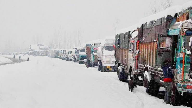 why are there road blocks in kashmir