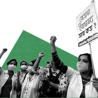 Kolkata nurses protest