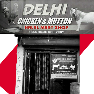 south delhi meat label halal jhatka