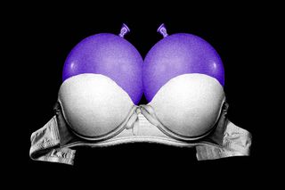 large breasts pain