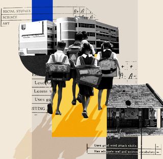 public and private education in india