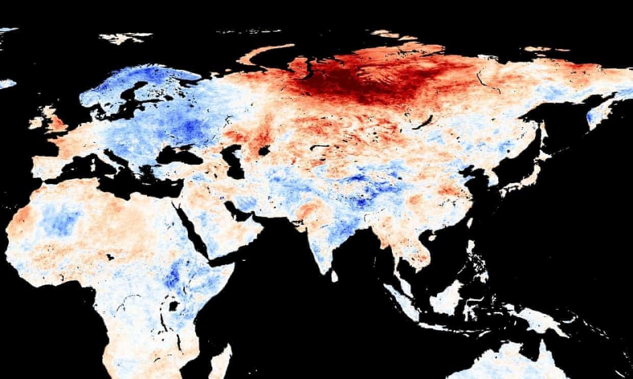 siberia heatwave permafrost global warming