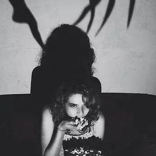 watching scary movies