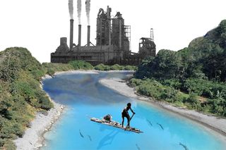 Likha river pollution