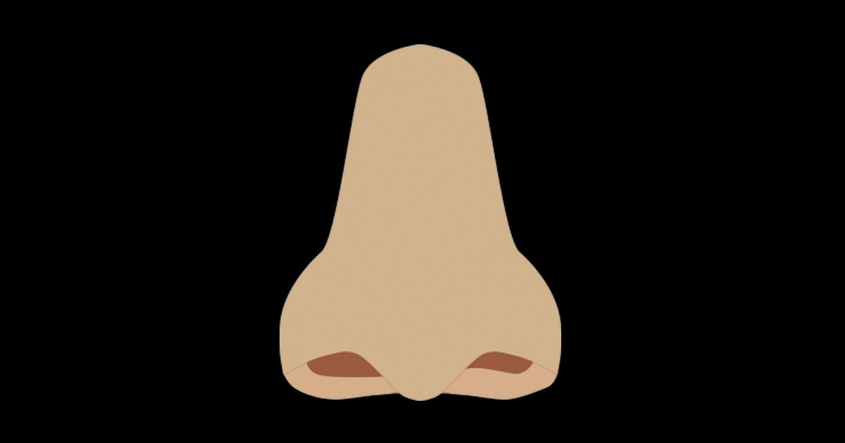 Take a deep breath, but not through the mouth.