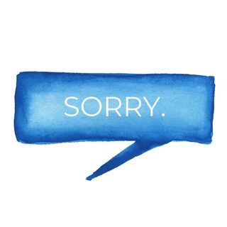 why do people say sorry