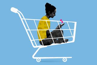 link between phone addition and compulsive shopping