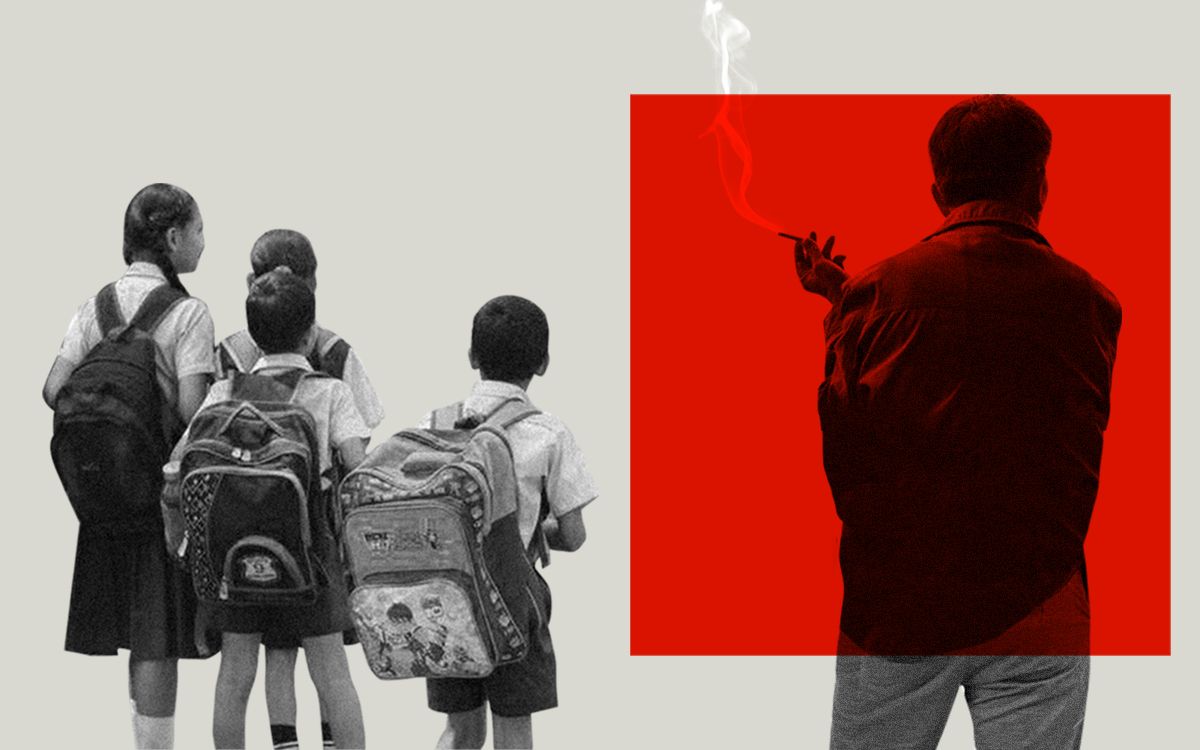 students exposed to passive smoke