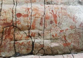 are there any rock paintings from ice age