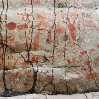 are there any rock paintings from ice age