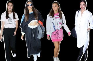 celebrity airport fashion