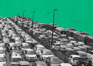 delhi pollution cars