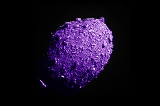 NASA strikes asteroid
