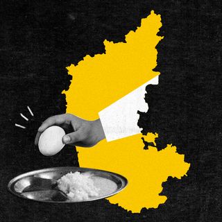 karnataka schools egg midday meal protest