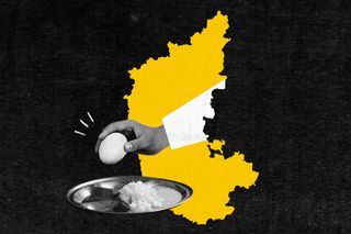 karnataka schools egg midday meal protest
