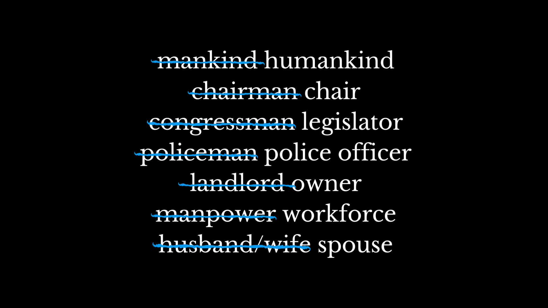 un gender neutral language