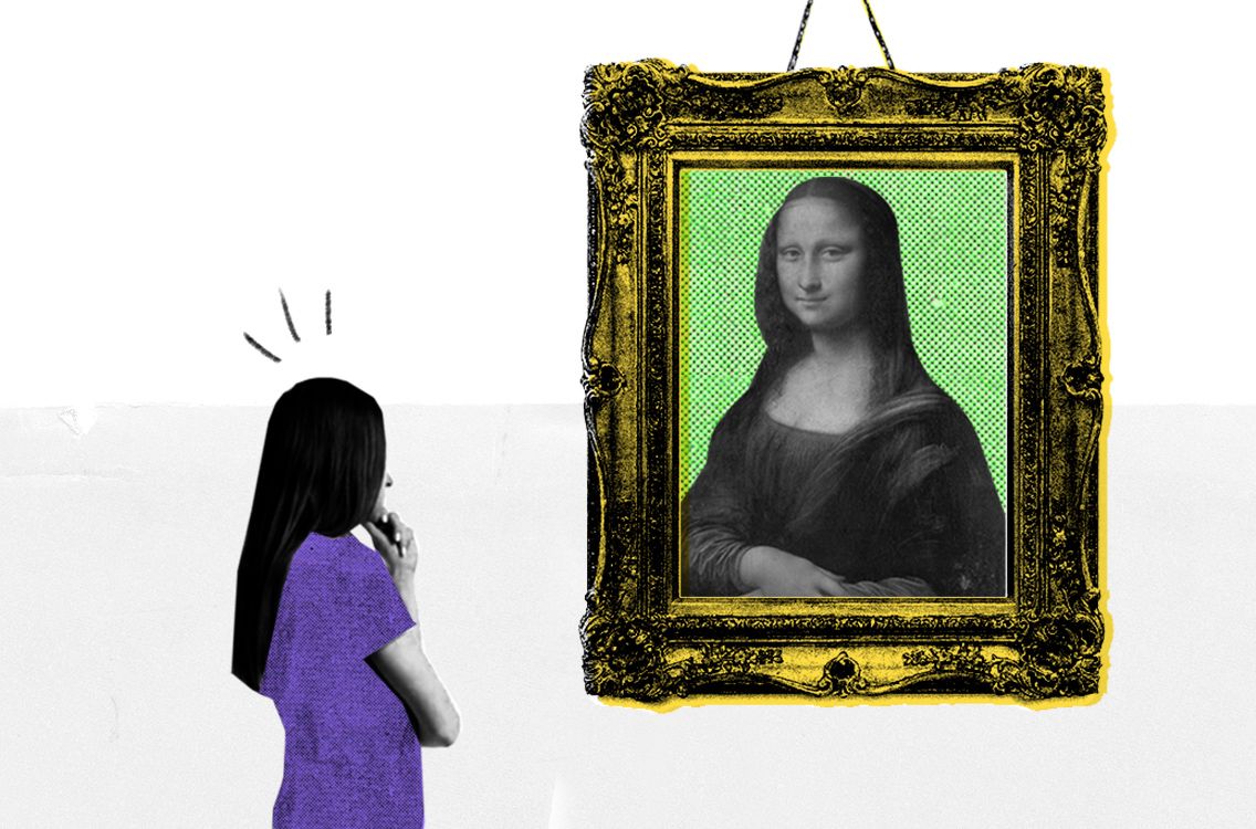 I was this close to the Mona Lisa and I didn't feel the need to