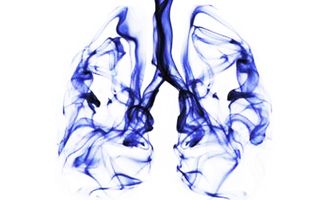 lung damage in light and ex-smokers