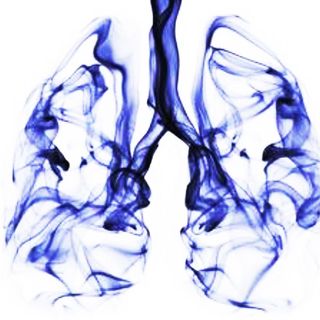 lung damage in light and ex-smokers