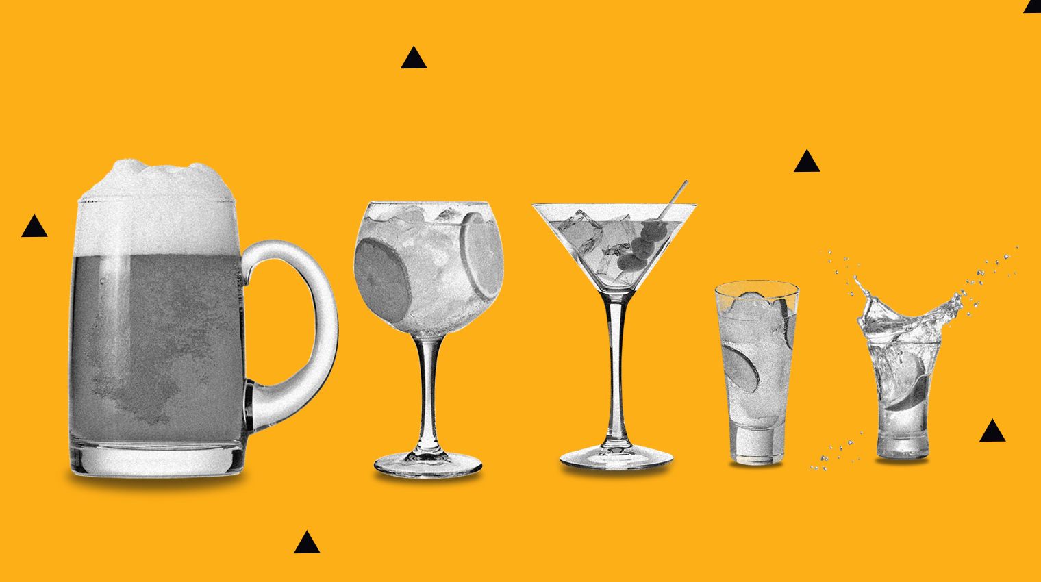 do different types of alcohol give different highs