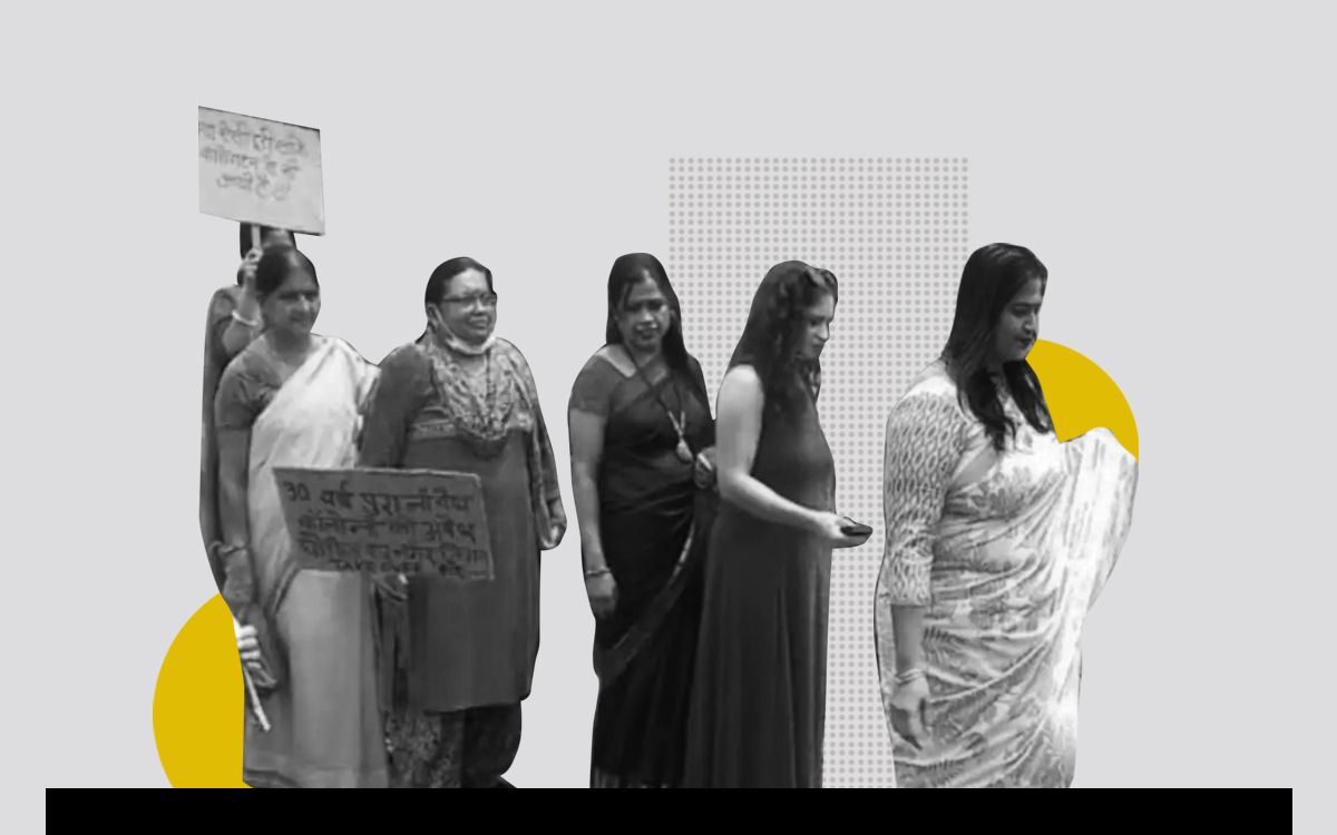 Bhopal ramp walk protest