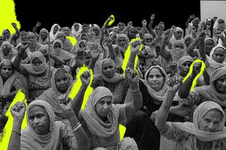 women in India farmers protests