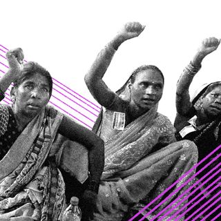 MGNREGA protest delhi