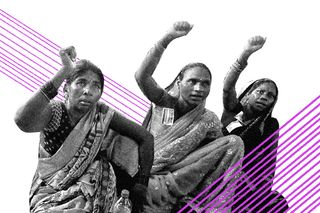 MGNREGA protest delhi