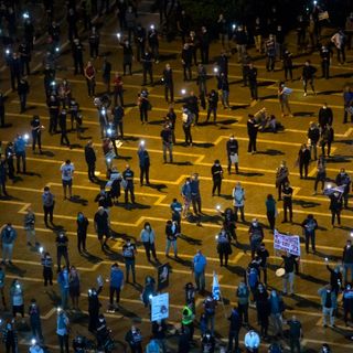 israel social distance protest