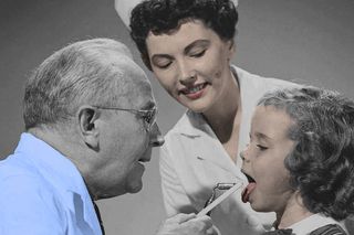 child scared of doctor