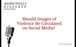 images of riots on social media