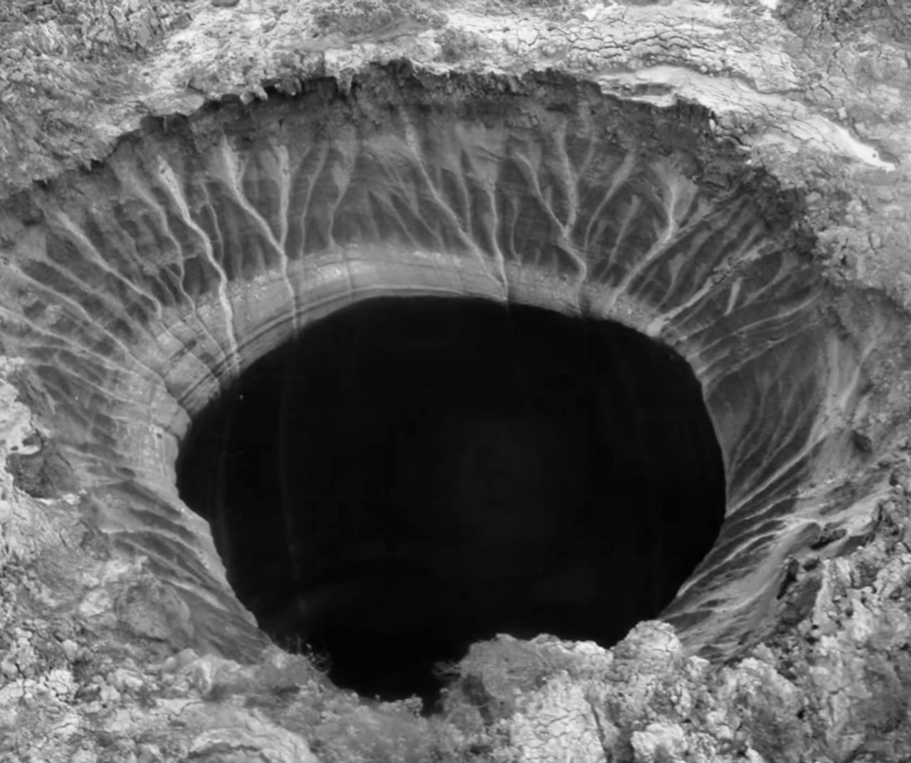 giant methane hole siberia