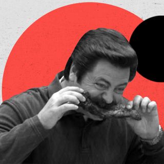 is eating meat manly?