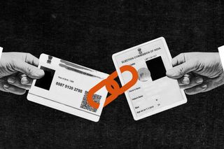 Aadhaar card voter ID link