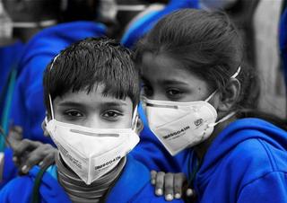 India climate change children health