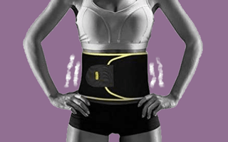 Neoprene Sweat Band Waist Trainer Women Men Lower Belly Fat Burn Waist  Trimmer