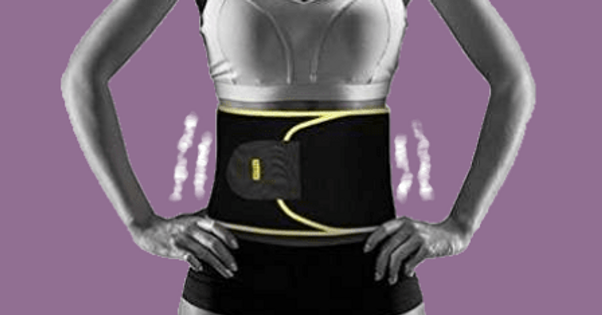 Neoprene Sweat Band Waist Trainer Women Men Lower Belly Fat Burn Waist  Trimmer 